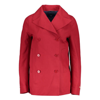 Gant Red Cotton Jackets &amp; Coat
