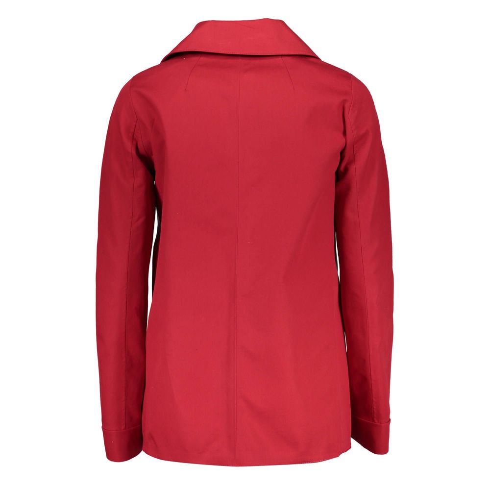Gant Red Cotton Jackets &amp; Coat
