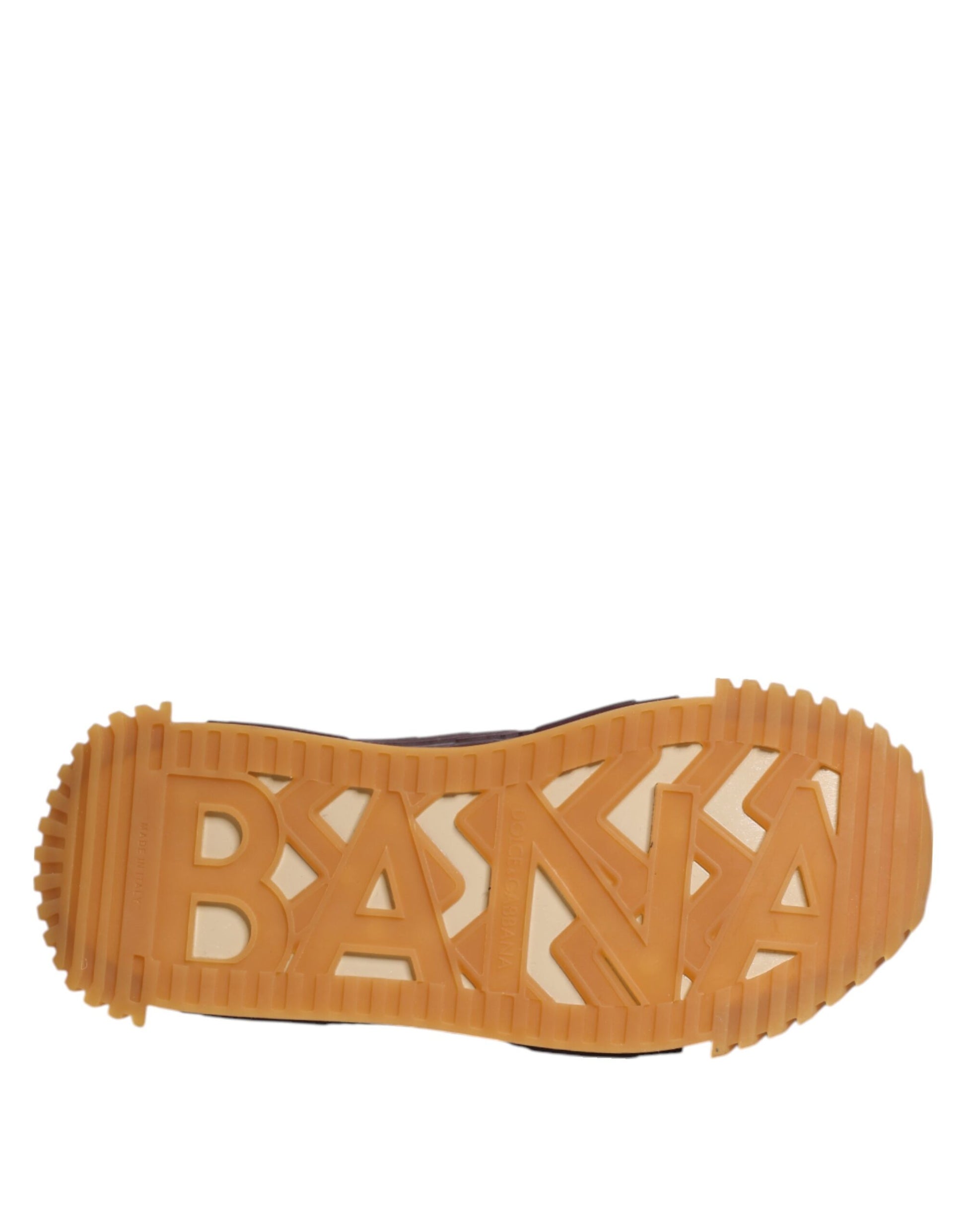 Dolce & Gabbana Beige Neoprene DG Logo NS1 Lace Sneakers Shoes - from Dolce & Gabbana