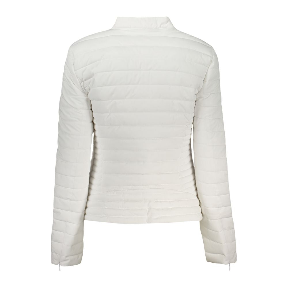 Guess Jeans White Polyethylene Jackets &amp; Coat