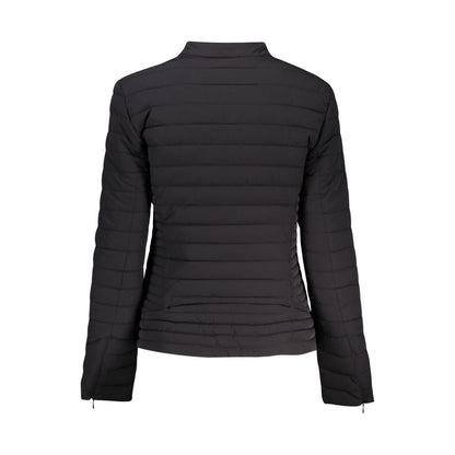 Guess Jeans Black Polyethylene Jackets &amp; Coat