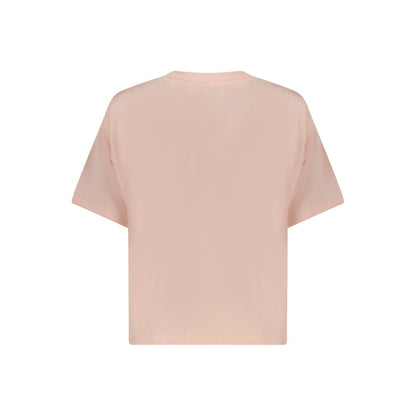 Guess Jeans Pink Cotton Women T-Shirt
