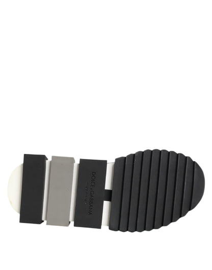 Dolce & Gabbana Black White Slip On Sorrento Sneakers Shoes - from Dolce & Gabbana