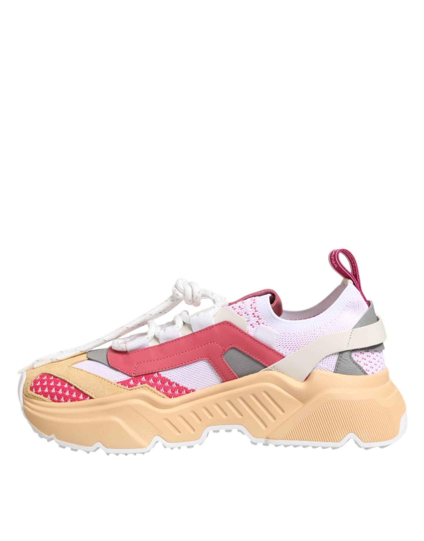 Dolce & Gabbana Multicolor Leather Daymaster Low Top Sneakers Shoes by Dolce & Gabbana