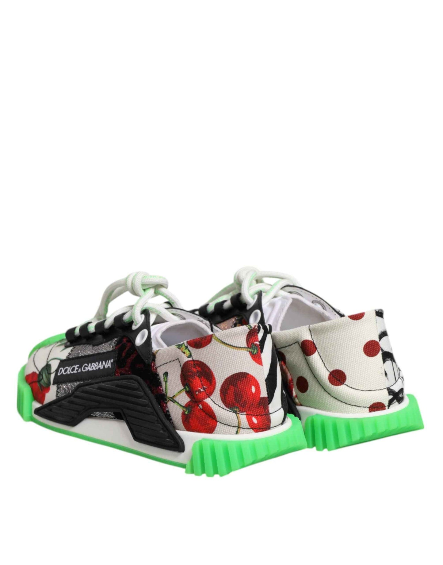 Dolce & Gabbana Multicor DG Logo Leopard Cherry Sneaker Shoes by Dolce & Gabbana