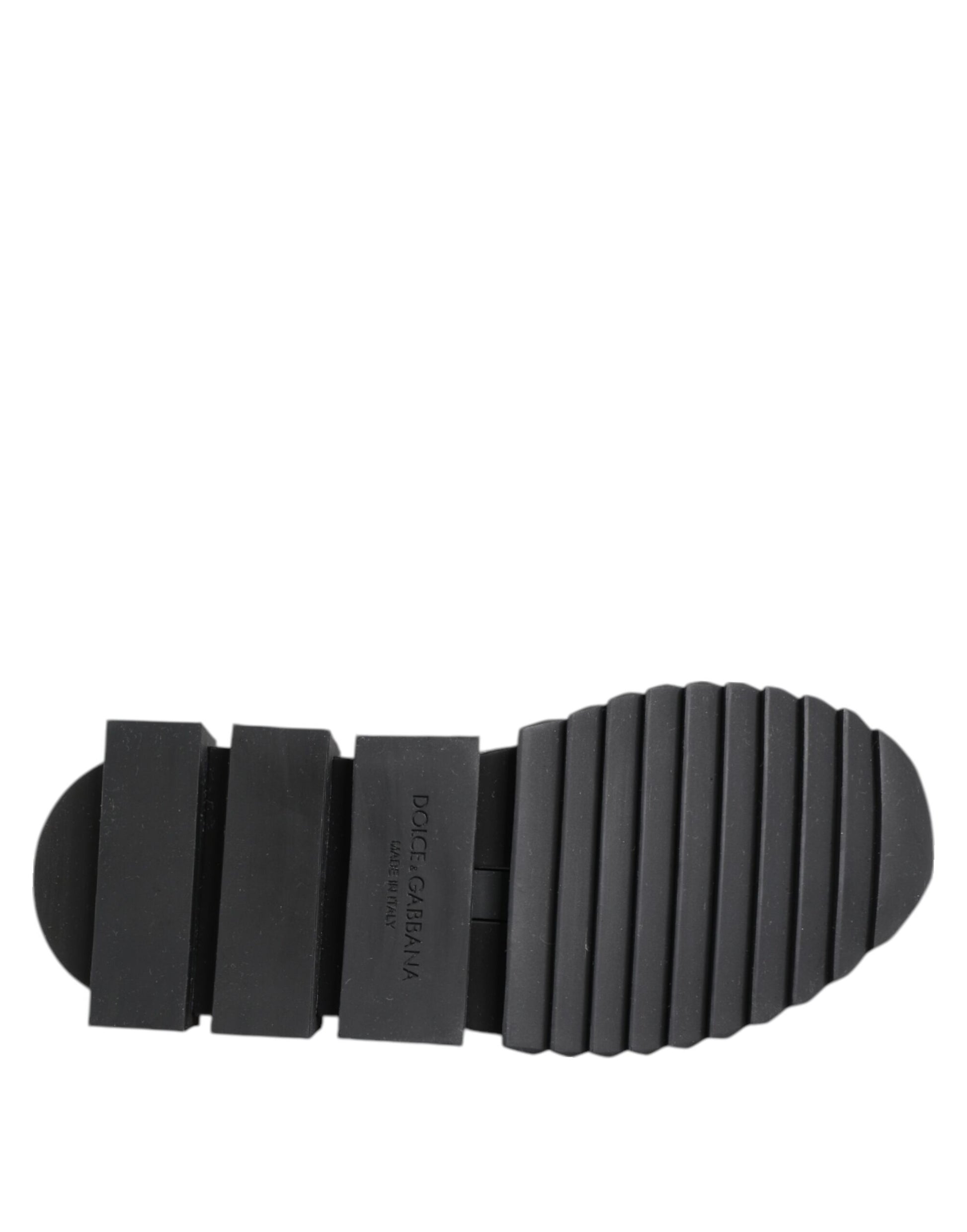Dolce & Gabbana Black Grey Slip On Sorrento Sneakers Shoes - from Dolce & Gabbana