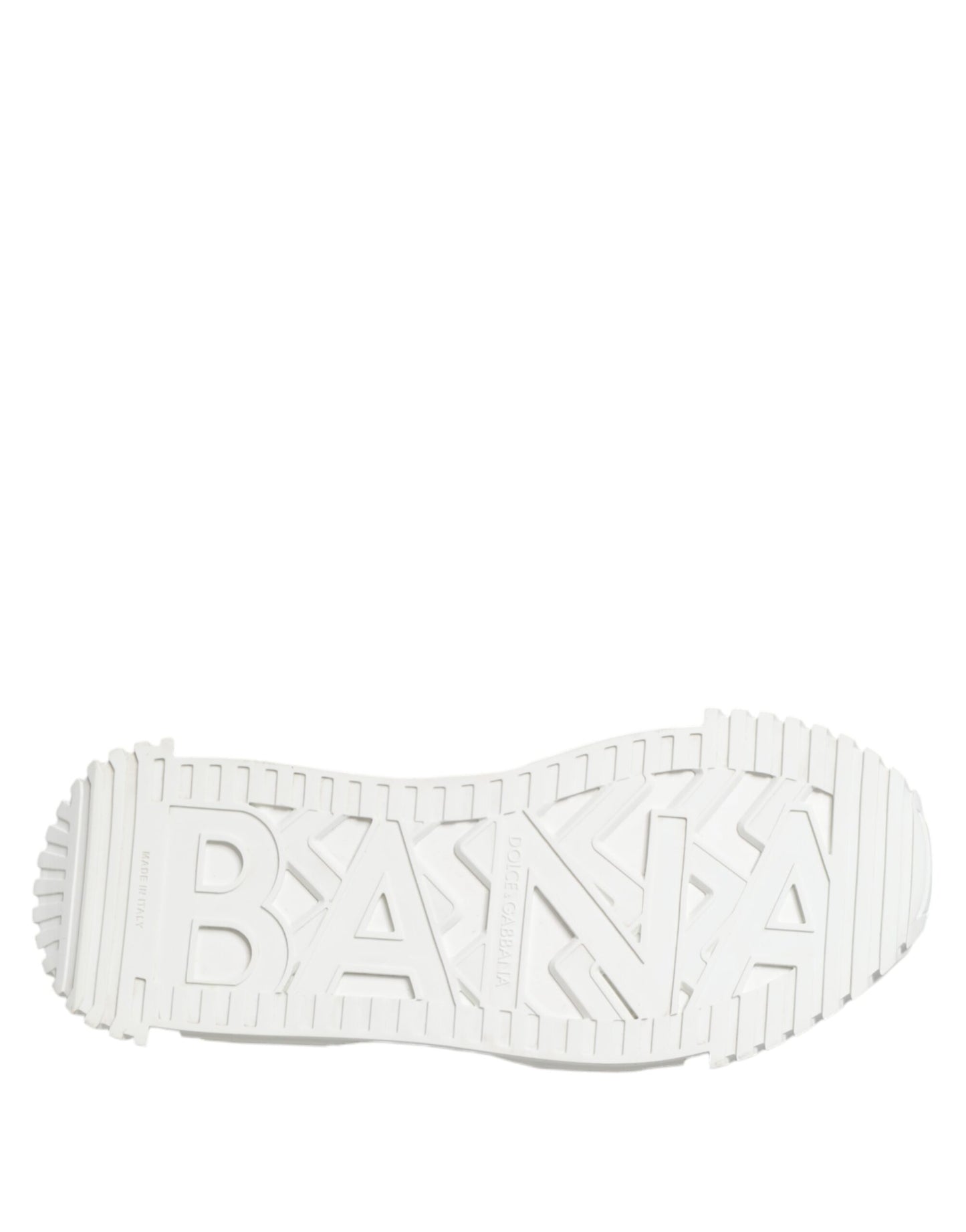 Dolce & Gabbana White NS1 Canvas Leather Embellished Sneakers Shoes - from Dolce & Gabbana