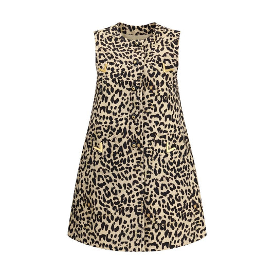 Valentino Leopard print long Vest