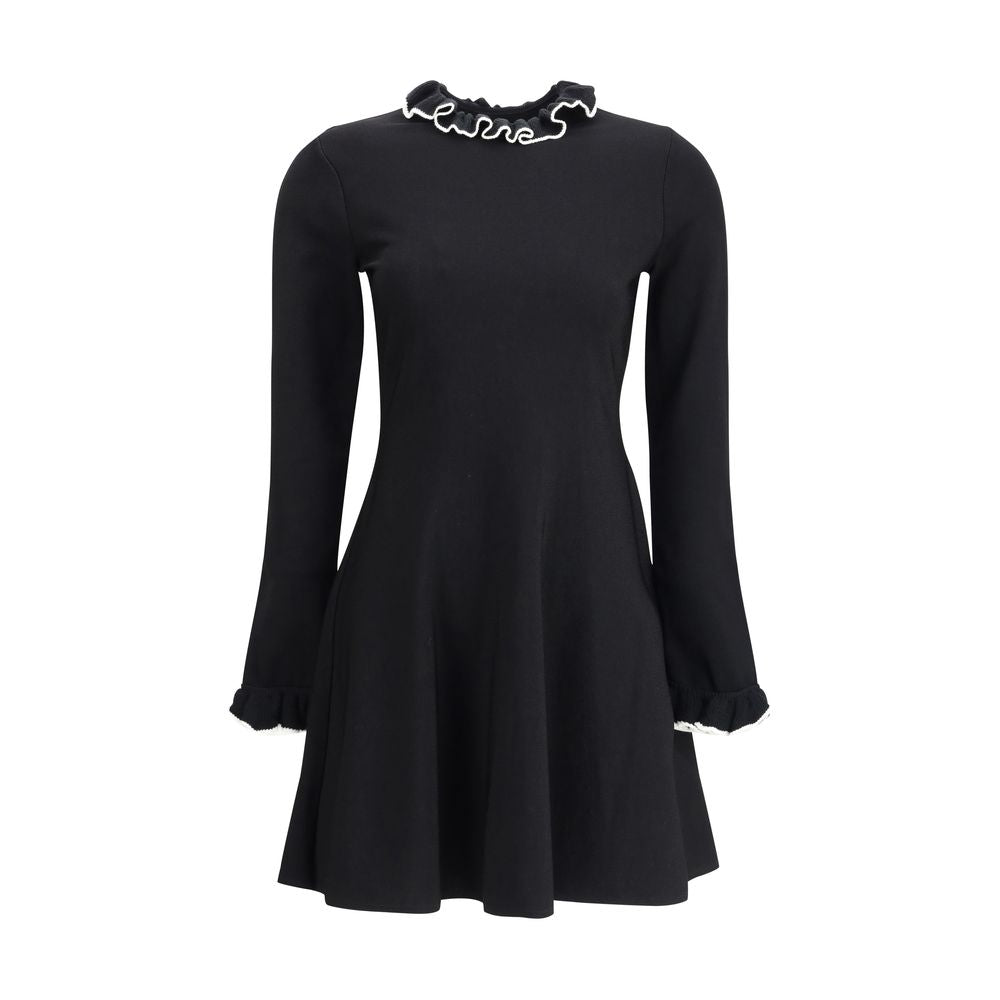 Valentino Knit Dress with flounces