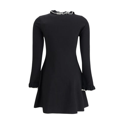Valentino Knit Dress with flounces
