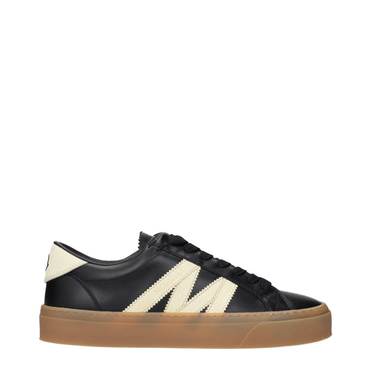 Moncler 4M00180M6071P90 Leren Sneakers Low Tops Zwart