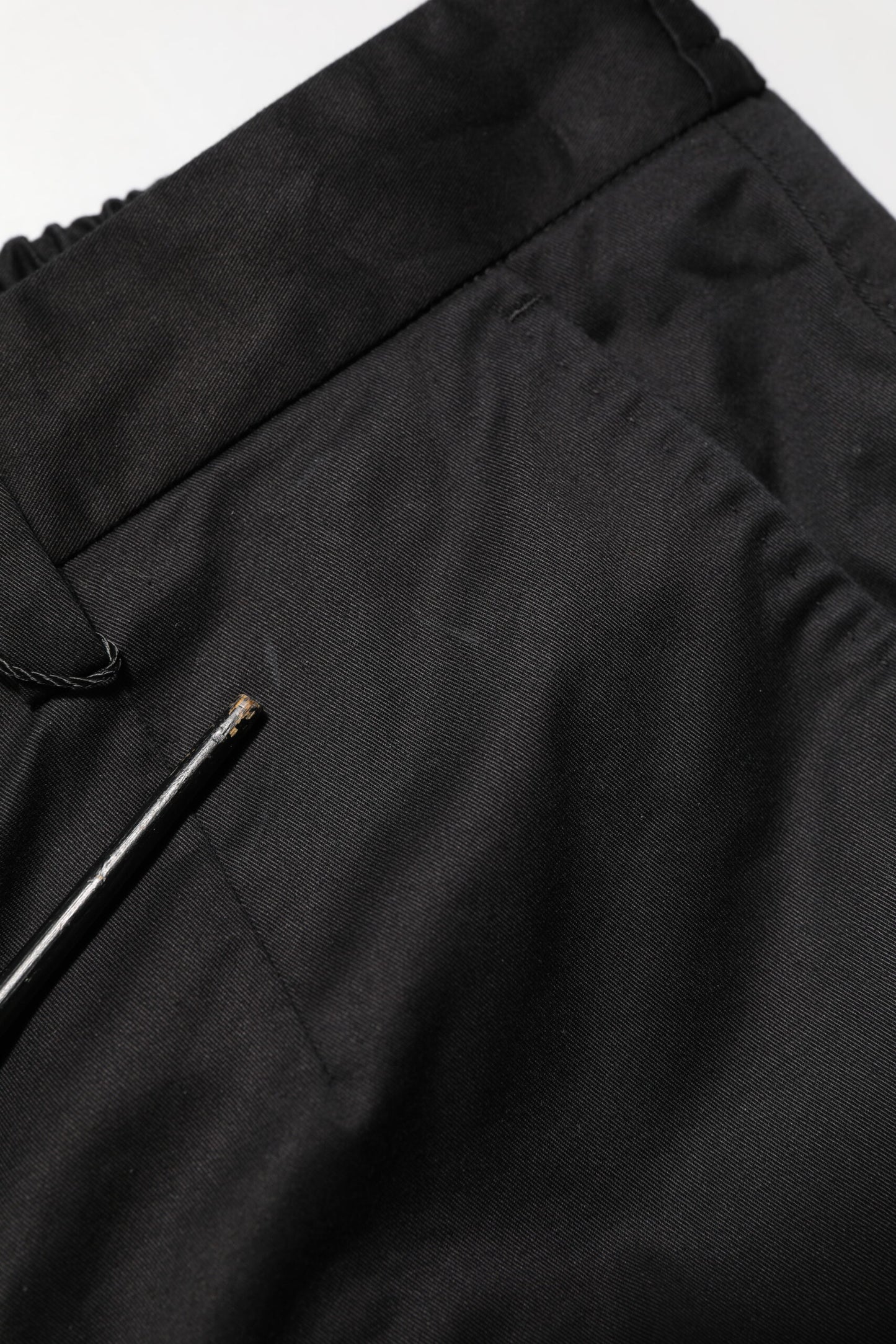 Dolce & Gabbana Black Cotton Tapered Men Formal Trousers Pants - from Dolce & Gabbana