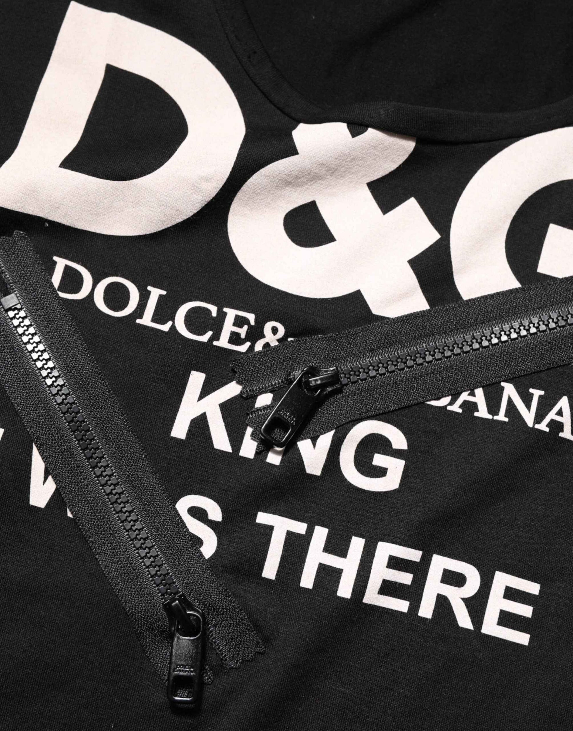 Dolce & Gabbana Black Cotton Sleeveless Tank Top DG Logo Men T-shirt by Dolce & Gabbana