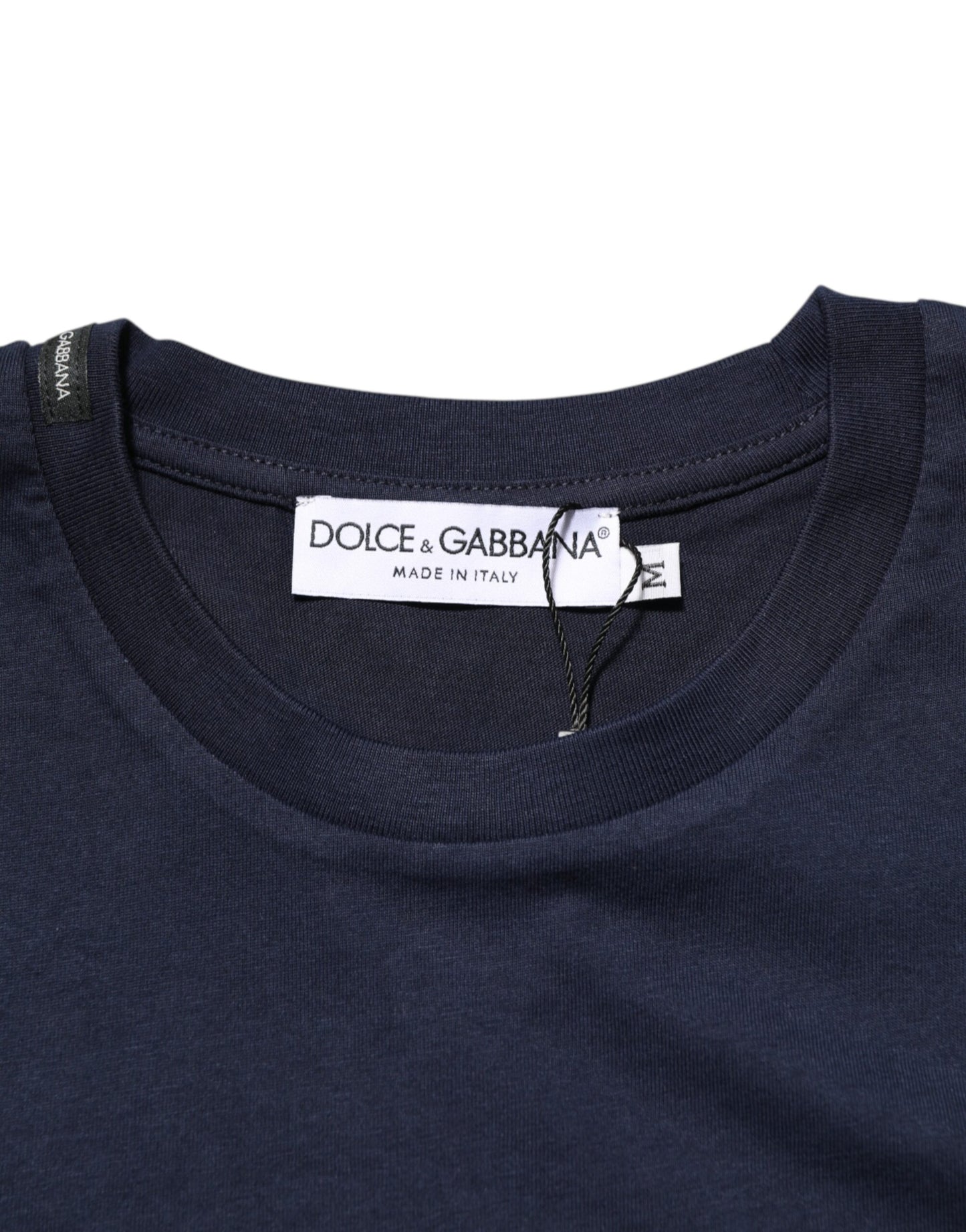 Dolce Gabbana DG Logo Print T Shirt Donkerblauw Katoen