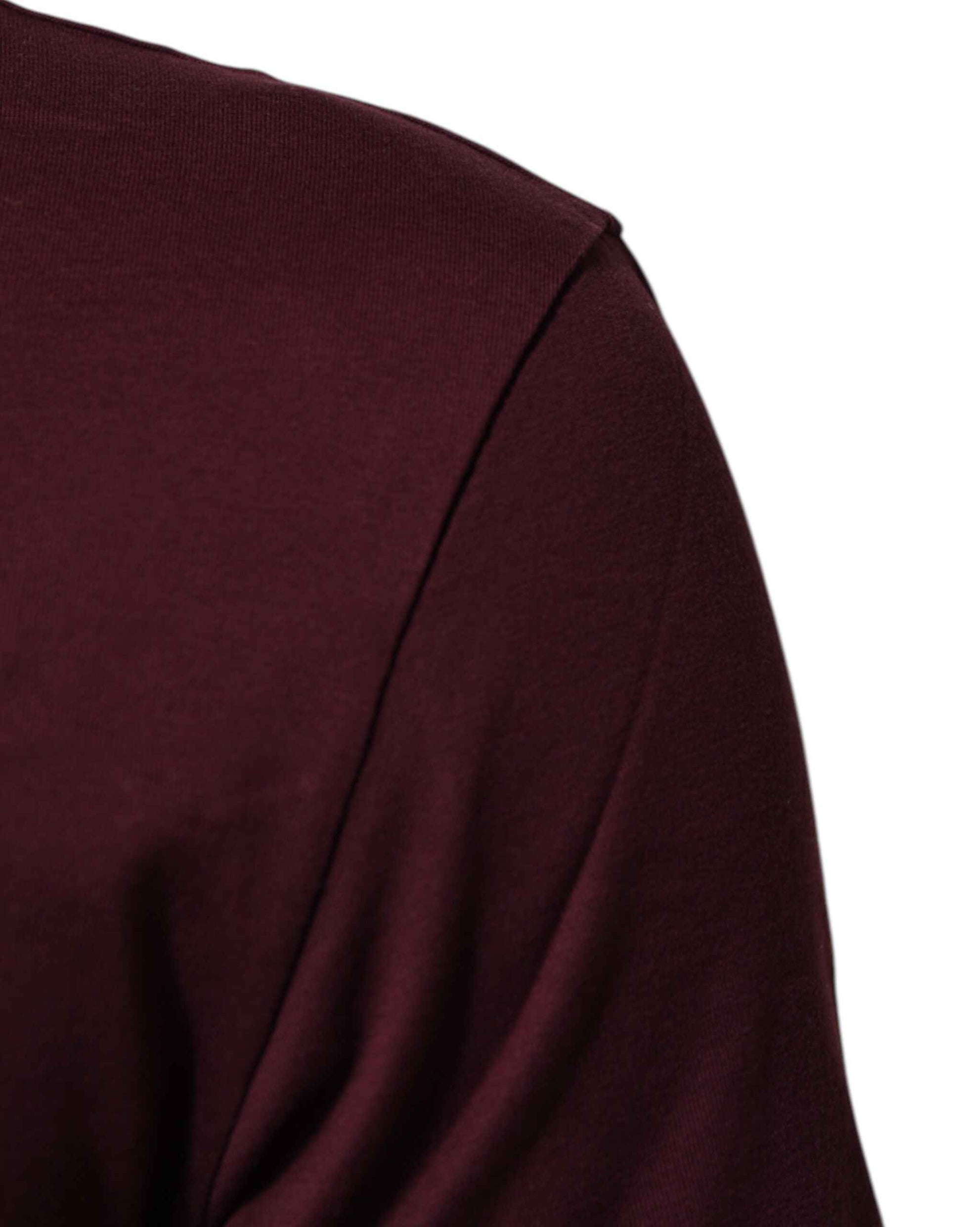 Dolce & Gabbana Burgundy Cotton DG Super King Logo T-Shirt by Dolce & Gabbana