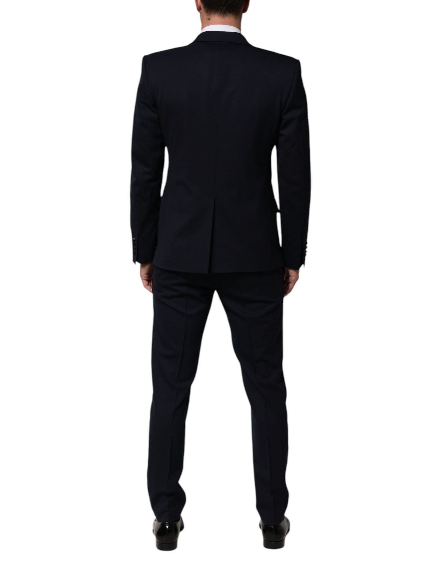 Dolce & Gabbana Black Wool 3 Piece Slim Fit Formal Men Suit - from Dolce & Gabbana