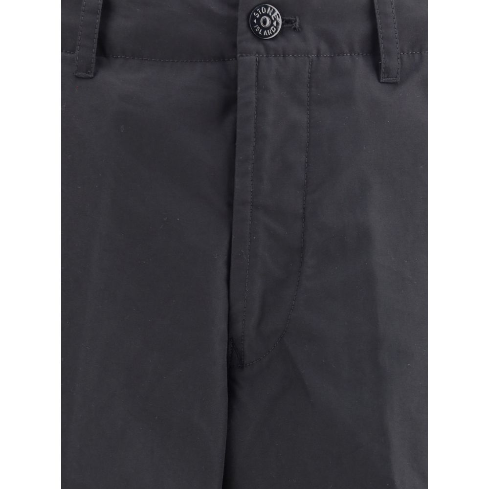 Stone Island Compass logo cargo pants