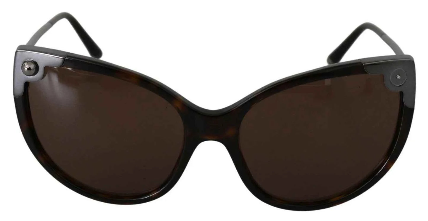 Dolce & Gabbana DG4337 Dark Havana Cat Eye Women Eyewear Sunglasses by Dolce & Gabbana