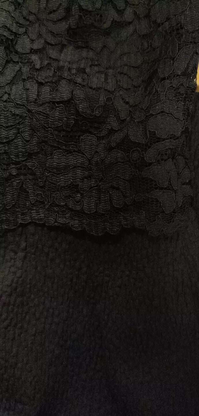Dolce &amp; Gabbana Black Lace Gown Bodycon Sheath STAFF Dress