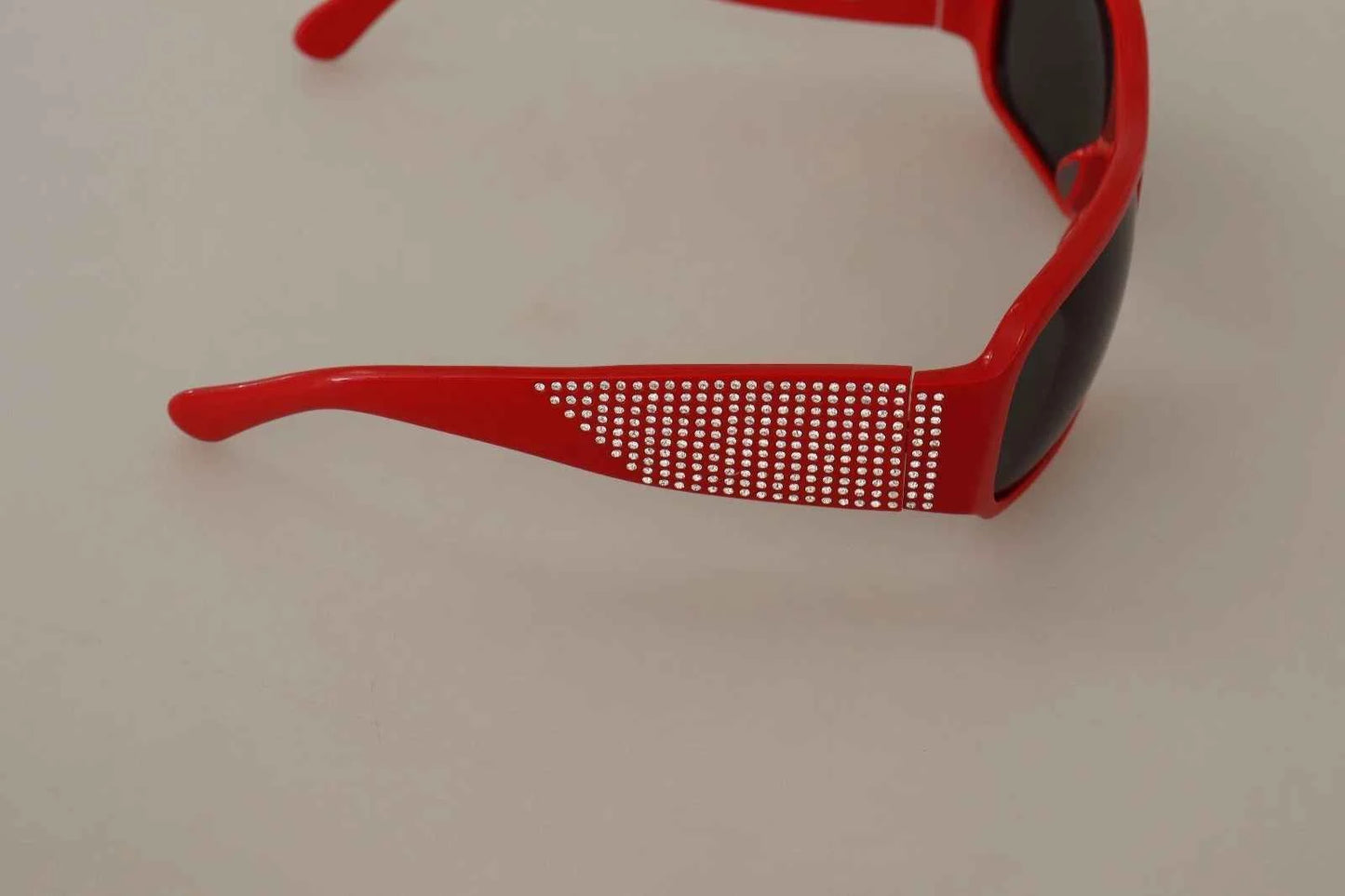 Dolce & Gabbana DG4027 Red Crystal Black Lens Shades Sunglasses by Dolce & Gabbana