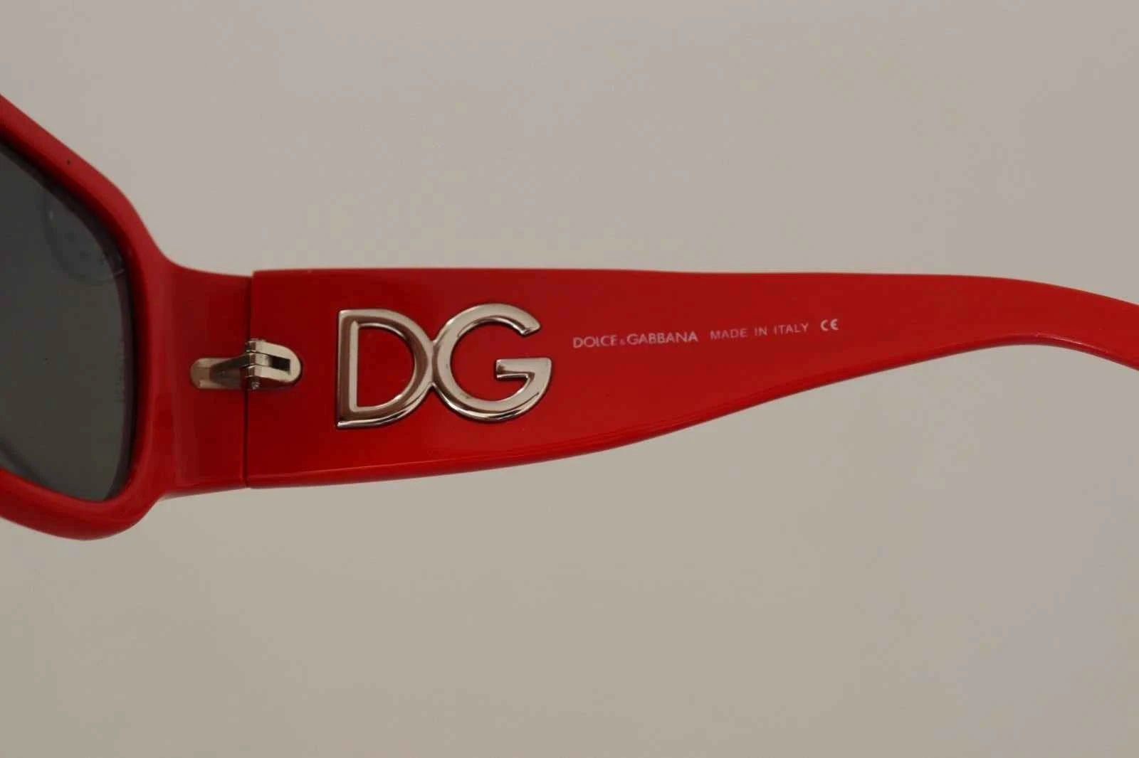 Dolce & Gabbana DG4027 Red Crystal Black Lens Shades Sunglasses by Dolce & Gabbana
