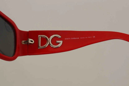 Dolce & Gabbana DG4027 Red Crystal Black Lens Shades Sunglasses by Dolce & Gabbana