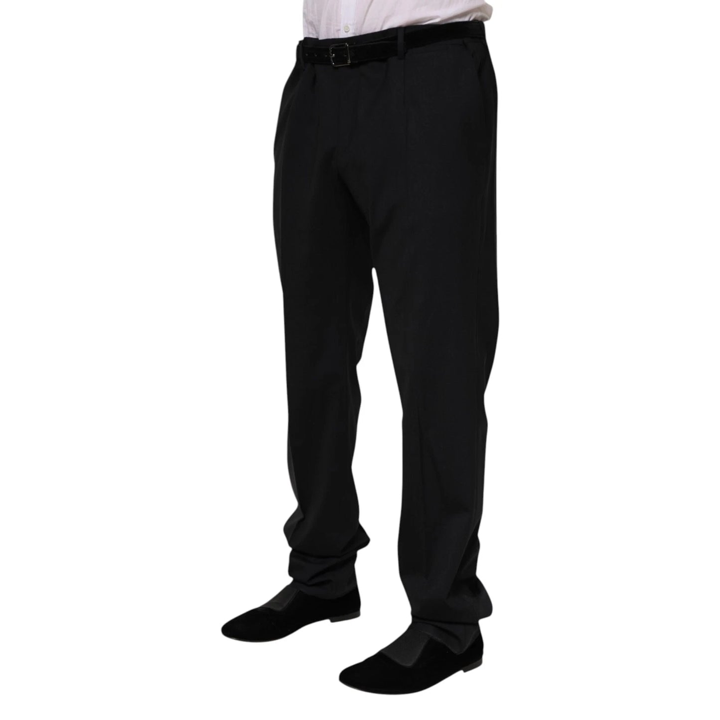 Dolce & Gabbana Black Wool Formal Dress Men Trousers Pants - from Dolce & Gabbana