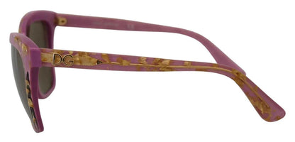 Dolce & Gabbana DG4251 Violet Full Rim Rectangle Frame Shades Sunglasses by Dolce & Gabbana