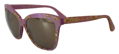 Dolce & Gabbana DG4251 Violet Full Rim Rectangle Frame Shades Sunglasses by Dolce & Gabbana