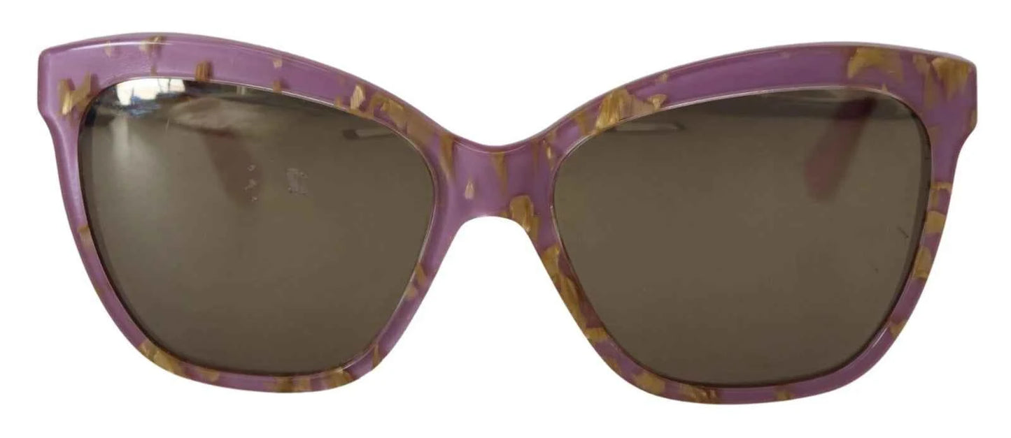 Dolce & Gabbana DG4251 Violet Full Rim Rectangle Frame Shades Sunglasses by Dolce & Gabbana