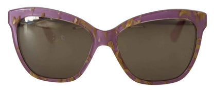 Dolce & Gabbana DG4251 Violet Full Rim Rectangle Frame Shades Sunglasses by Dolce & Gabbana
