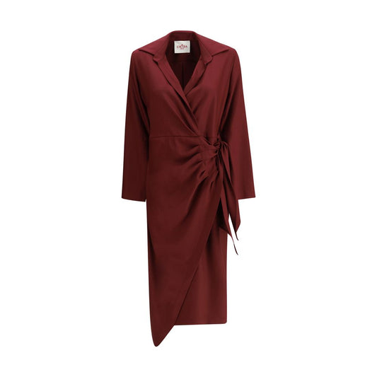 Crida Milano Como Dress in crepe de chine