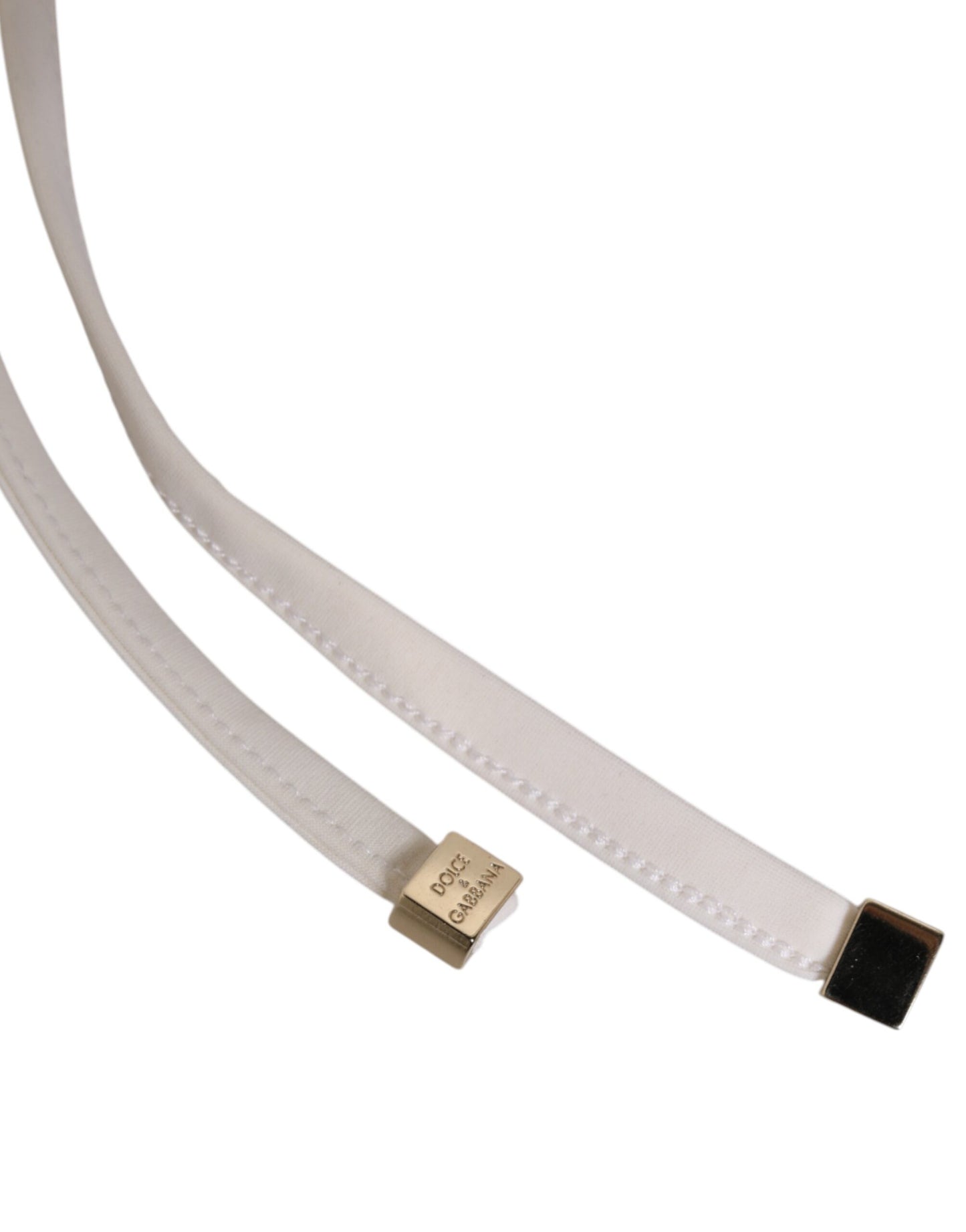 Dolce & Gabbana White Yellow Stripe Tie Side Logo Underwear - from Dolce & Gabbana