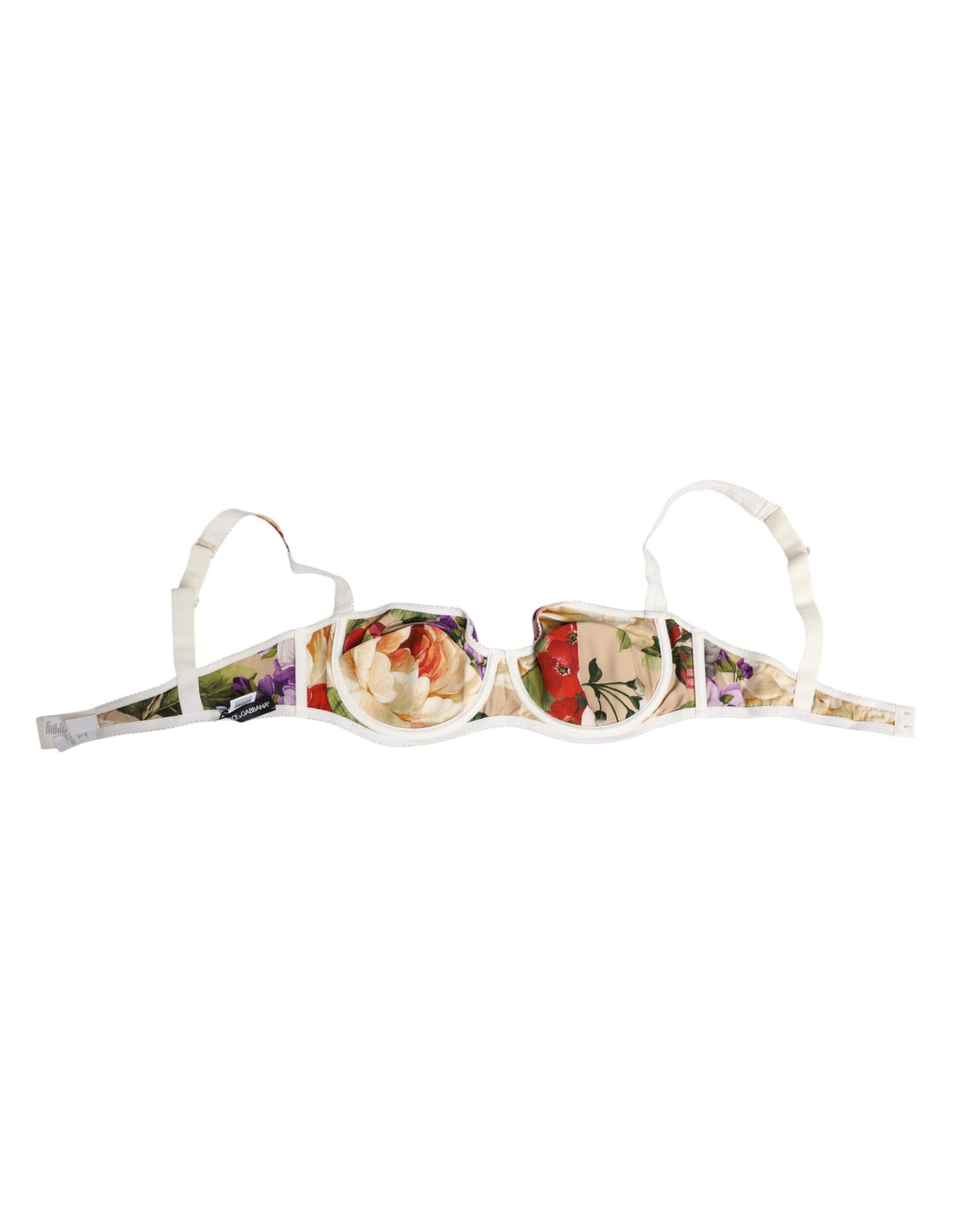 Dolce & Gabbana Floral Print Semi Padded Balconette Bra Underwear - from Dolce & Gabbana