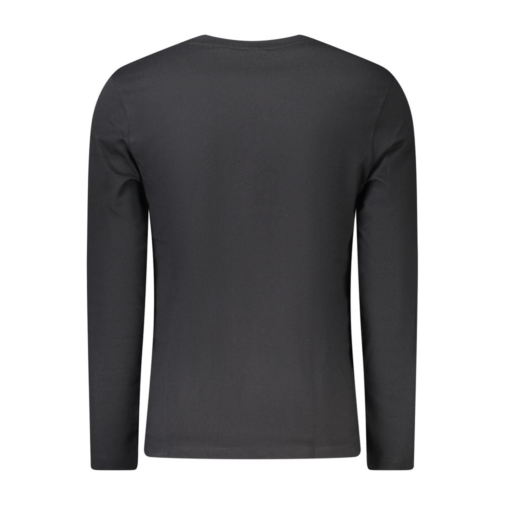 Hugo Boss Black Cotton Men T-Shirt