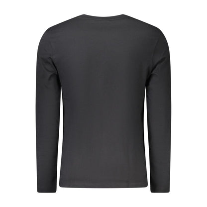 Hugo Boss Black Cotton Men T-Shirt