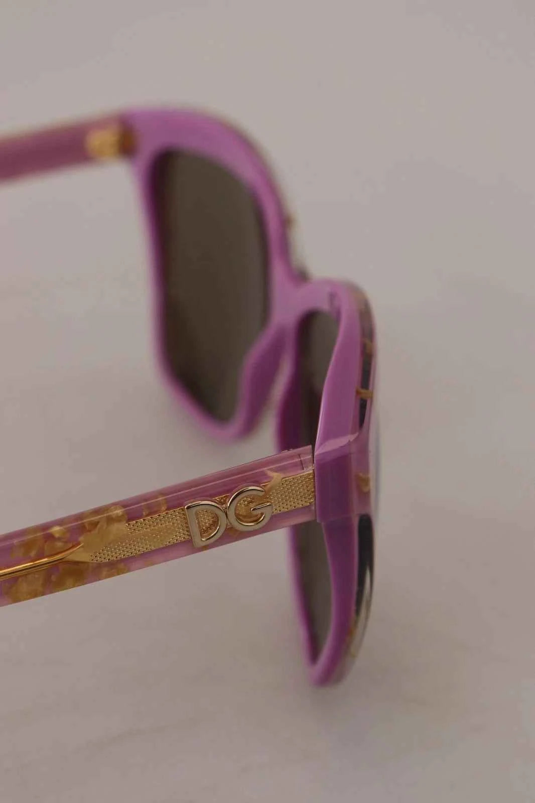 Dolce & Gabbana DG4251 Pink Gold Full Rim Rectangle Frame Shades by Dolce & Gabbana