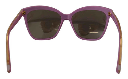 Dolce & Gabbana DG4251 Pink Gold Full Rim Rectangle Frame Shades by Dolce & Gabbana