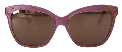 Dolce & Gabbana DG4251 Pink Gold Full Rim Rectangle Frame Shades by Dolce & Gabbana