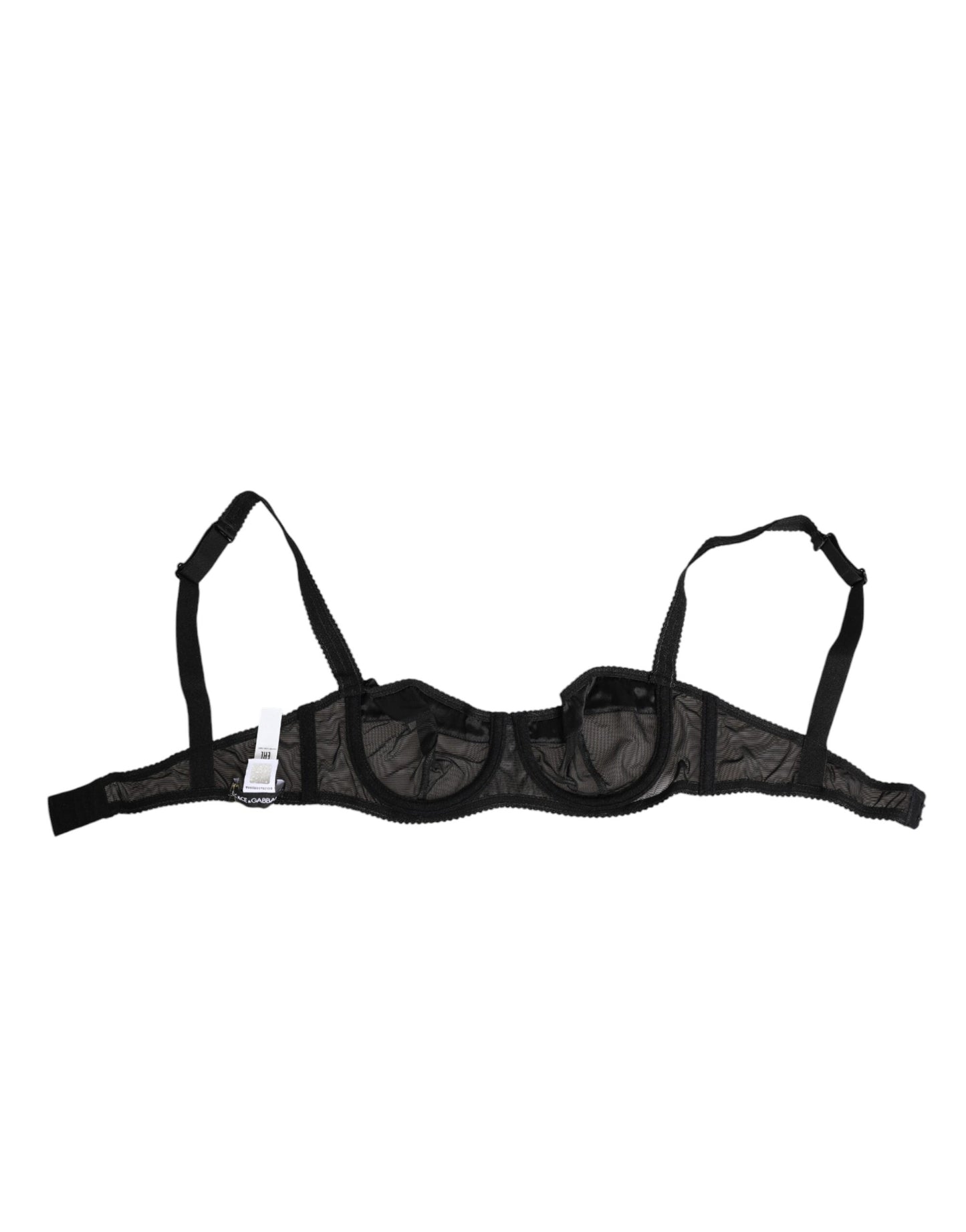 Dolce & Gabbana Black Sheer Mesh Underwire Bra Underwear - from Dolce & Gabbana