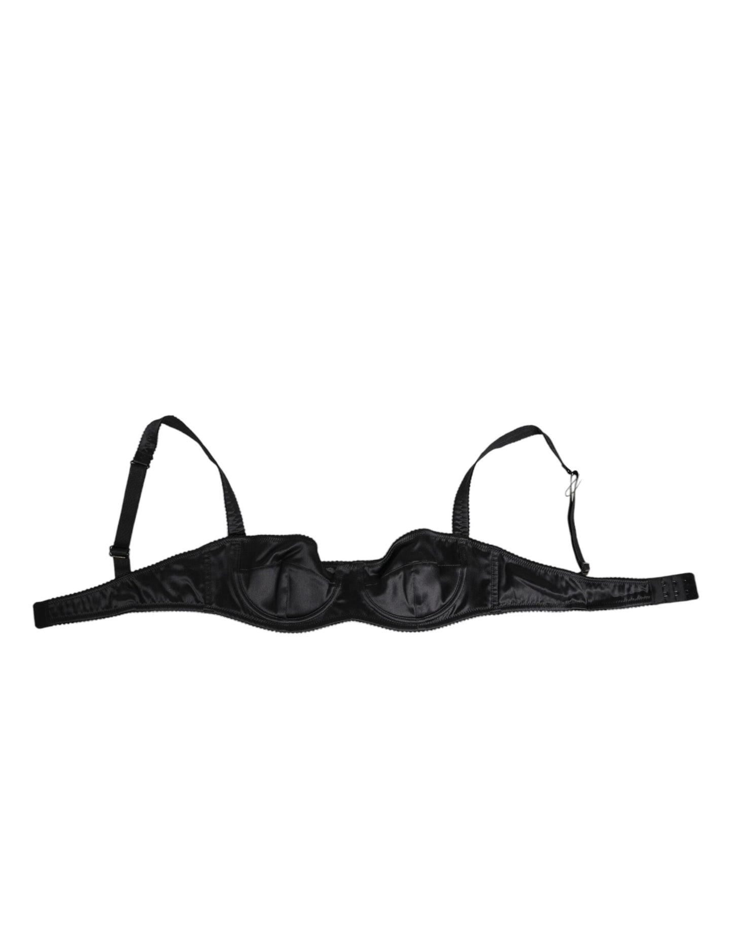 Dolce & Gabbana Black Satin Underwire Bra Lingerie IT2 Underwear - from Dolce & Gabbana