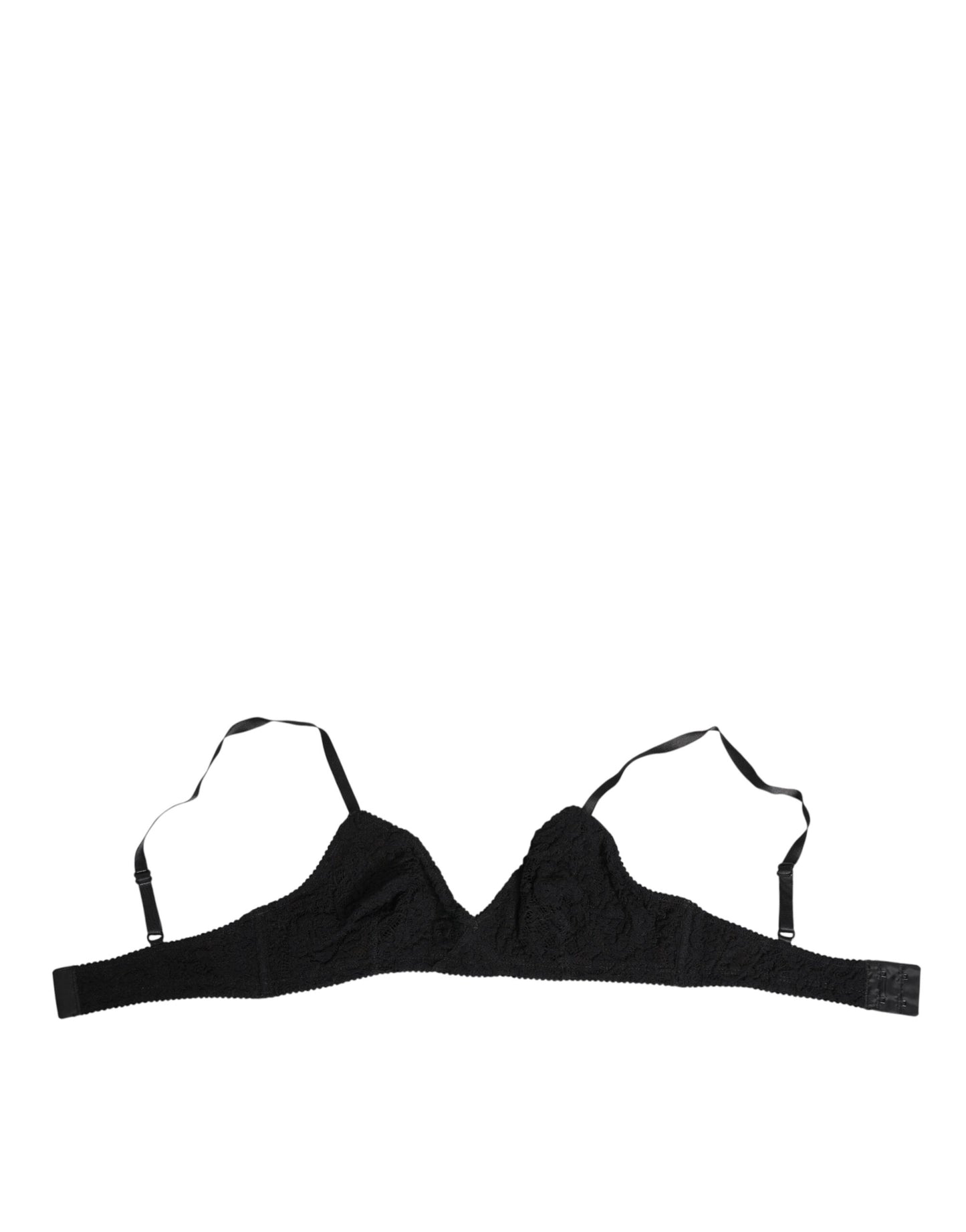 Dolce & Gabbana Black Lace Triangle Bralette Wireless Underwear - from Dolce & Gabbana