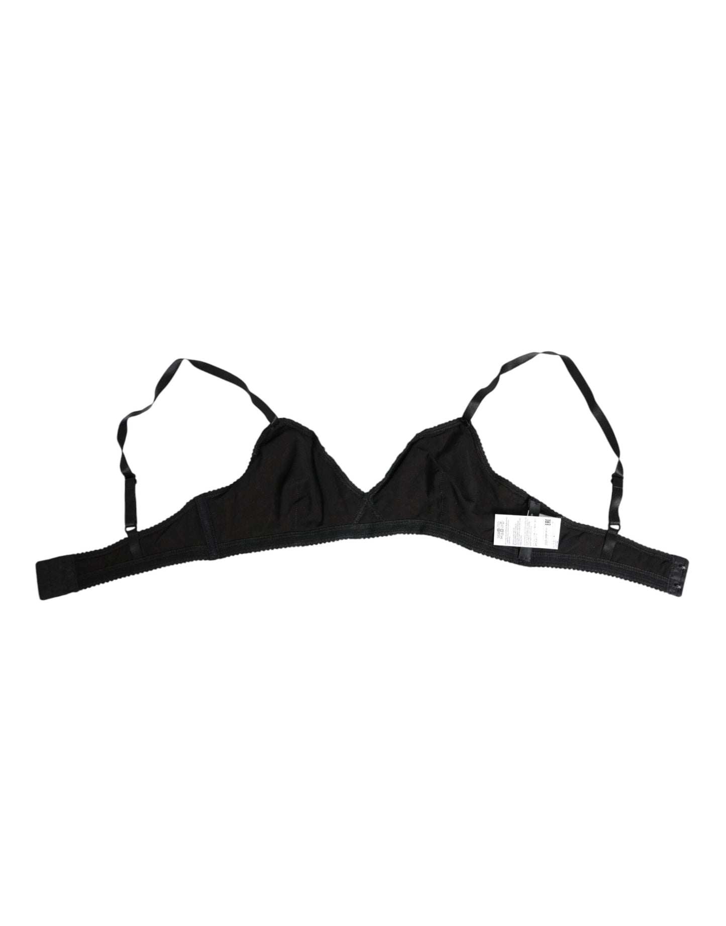 Dolce & Gabbana Black Lace Triangle Bralette Wireless Underwear - from Dolce & Gabbana