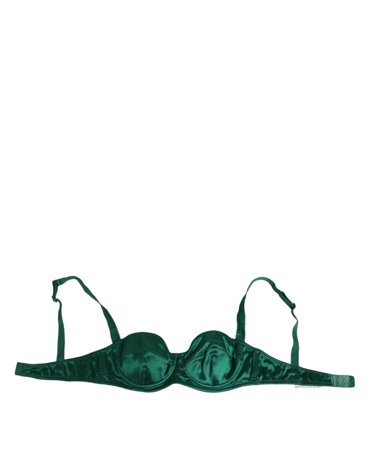 Dolce & Gabbana Green Satin Semi-Padded Underwire Musk Underwear - from Dolce & Gabbana