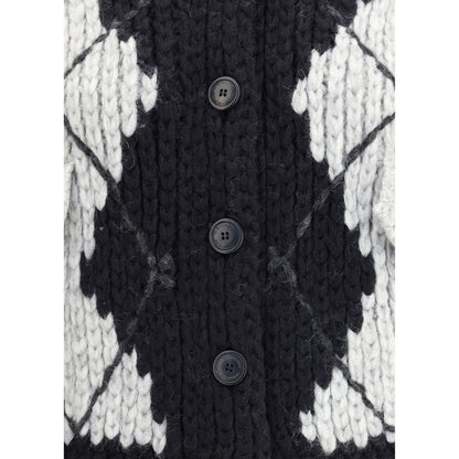 Ermanno Scervino Wool argyle-patterned Cardigan