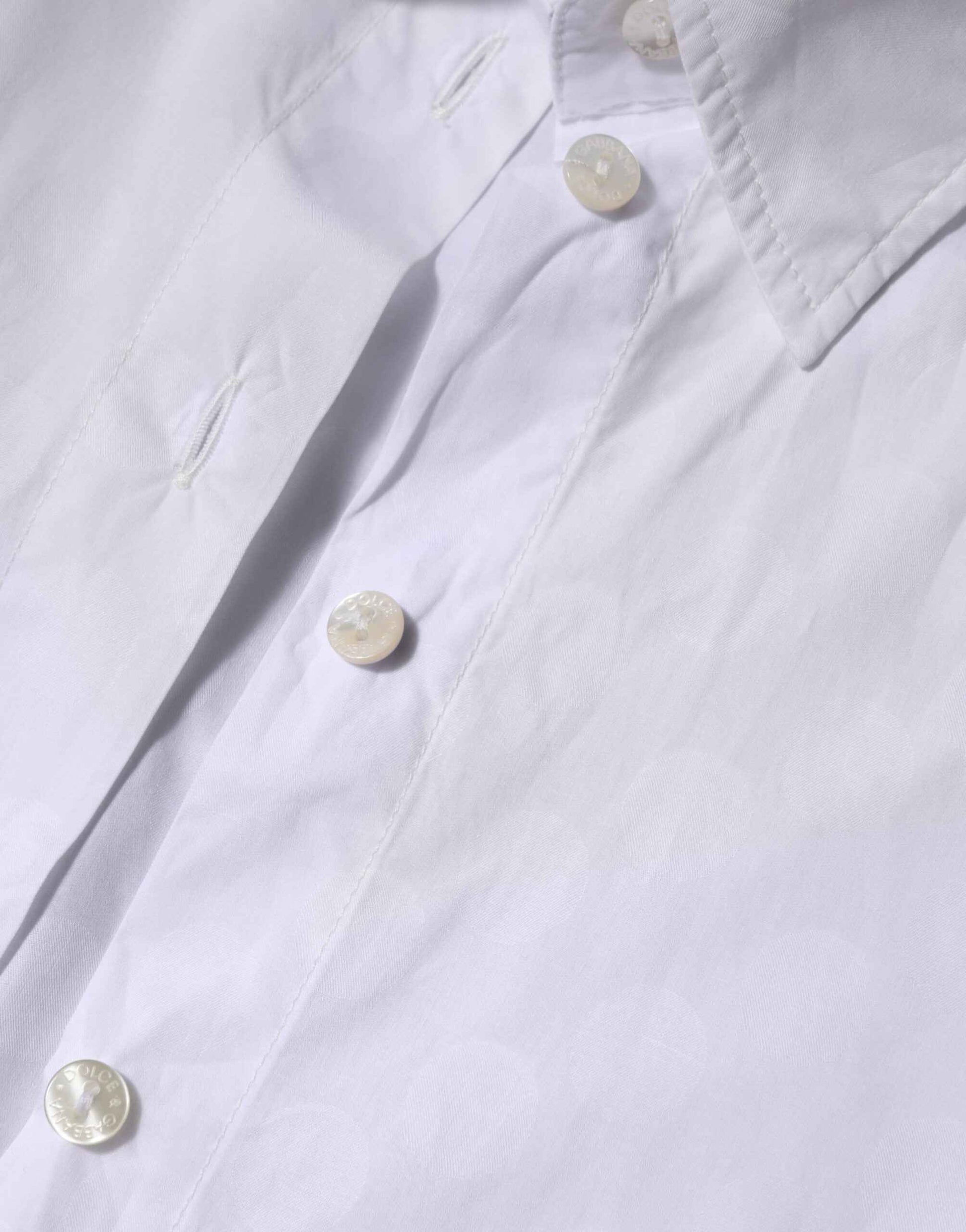 Dolce & Gabbana White Collared Short Sleeve Polo Shirt Top by Dolce & Gabbana