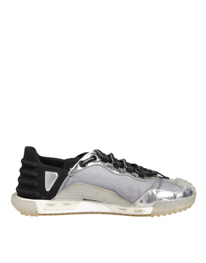 Dolce & Gabbana Multicolor Silver Logo Low Top NS1 Sneakers Shoes - from Dolce & Gabbana