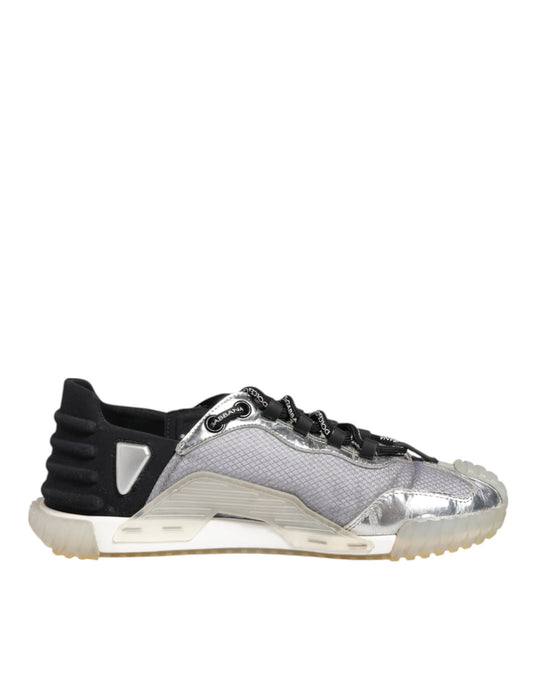 Dolce & Gabbana Multicolor Silver Logo Low Top NS1 Sneakers Shoes - from Dolce & Gabbana