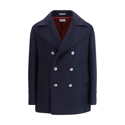 Brunello Cucinelli Double wool flannel Caban