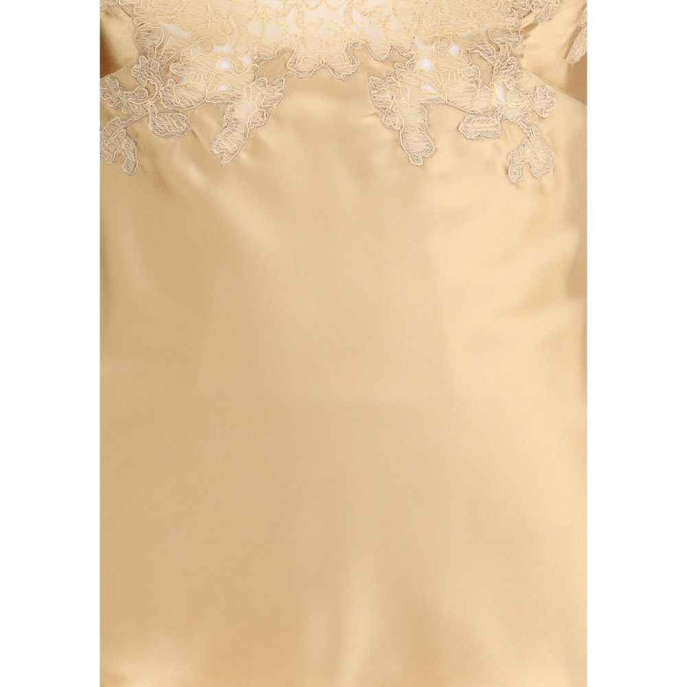 Ermanno Scervino Silk and lace Top